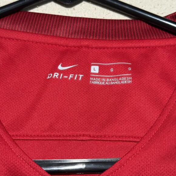 Portugal Nike Jersey Mens Size Large Red 2018 Home Soccer Football - Picture 7 of 11